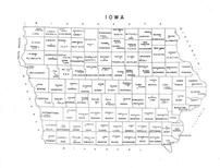 Iowa State Map, O'Brien County 1953
